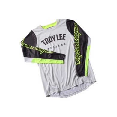 Troy Lee Designs GP PRO Jersey - Boltz grigio-fluo giallo