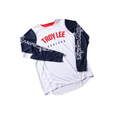 Troy Lee Designs GP PRO Jersey - Boltz bianco-blu navy