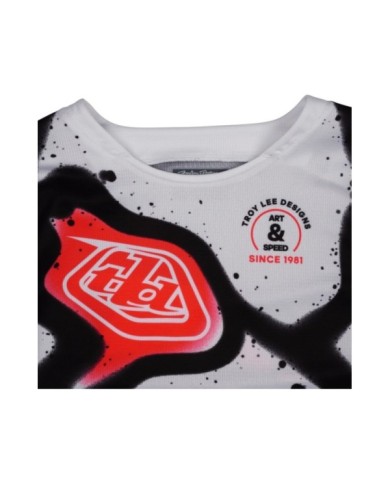 Troy Lee Designs YOUTH GP PRO Jersey - Membrane weiss-rot