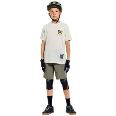 Troy Lee Designs Maglietta a maniche corte Youth Skyline Ride - Happy beige