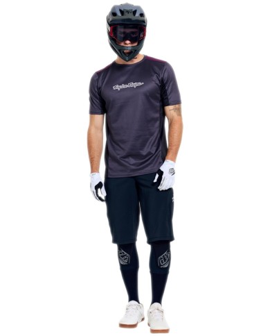 Troy Lee Designs Maglia a maniche corte Stage - Signature grigio