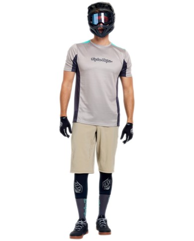 Troy Lee Designs Stage Short Sleeve Jersey – Signature beige