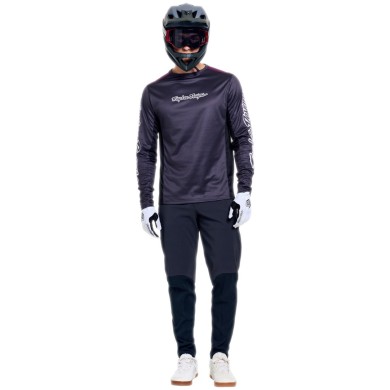 Troy Lee Designs Maglia a maniche lunghe Stage - Signature grigio