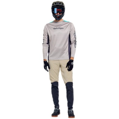 Troy Lee Designs Stage Long Sleeve Jersey – Signature beige