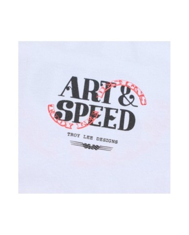 Troy Lee Designs Short Sleeve Tee - Pink Slips white