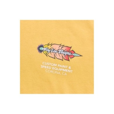 Troy Lee Designs Youth Short Sleeve Tee - Feathers orange