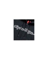 Troy Lee Designs Felpa con cappuccio e zip - Signature black