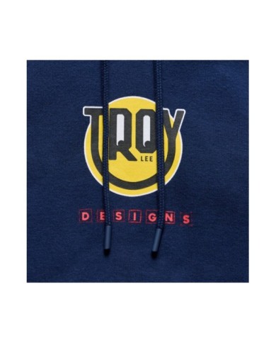 Troy Lee Designs Pullover Hoodie - Happy Dayz dark blue