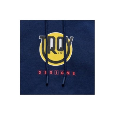 Troy Lee Designs Pullover Hoodie - Happy Dayz dark blue