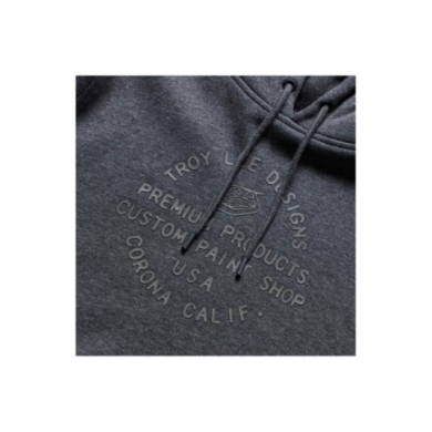 Troy Lee Designs Pullover Hoodie – Aufdruck schwarz