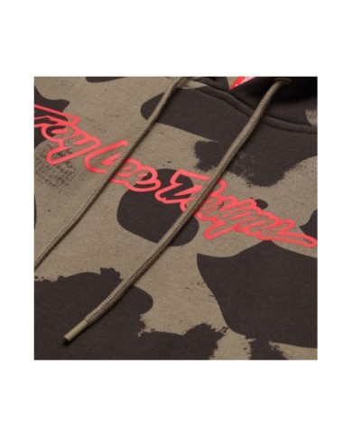 Troy Lee Designs Maglione con cappuccio - Signature olive camo