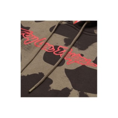 Troy Lee Designs Pullover Hoodie - Signature olive camo