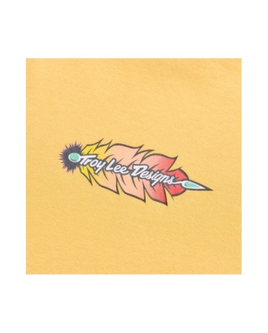 Troy Lee Designs Damen-T-Shirt mit kurzen Ärmeln – Featherlite Orange