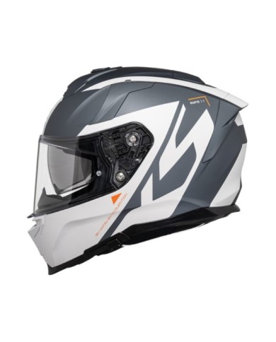 iXS Rapid 2.0 Graphic Integralhelm matt weiss-grau