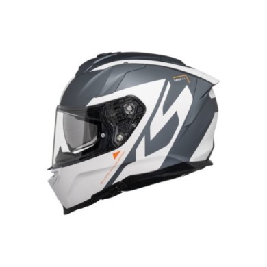 iXS Rapid 2.0 Graphic casque intégral blanc mat-gris