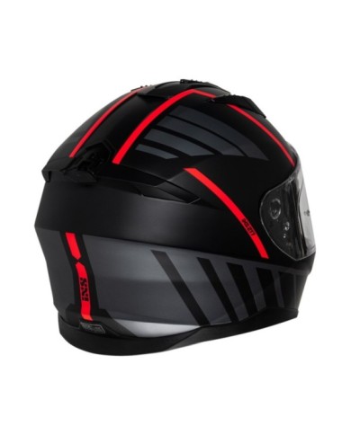 iXS Casque intègrale iXS217 2.0 noir mat-rouge