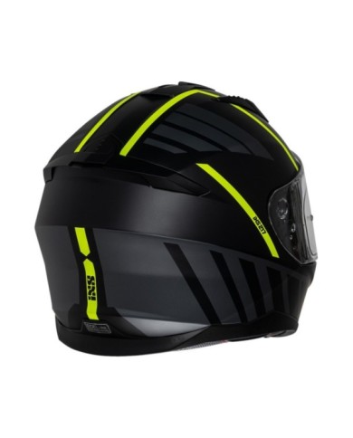 iXS Integralhelm iXS217 2.0 matt schwarz-gelb fluo
