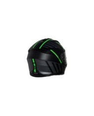 casco integrale iXS iXS217 2.0 nero opaco-verde fluorescente