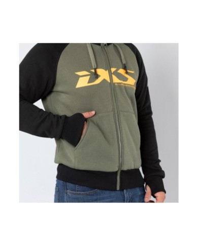 iXS Rapid 1.0 Hoodie oliv-orange