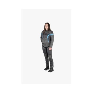 iXS Sport Damen Jacke Trigonis-Air dunkelgrau-grau-türkis