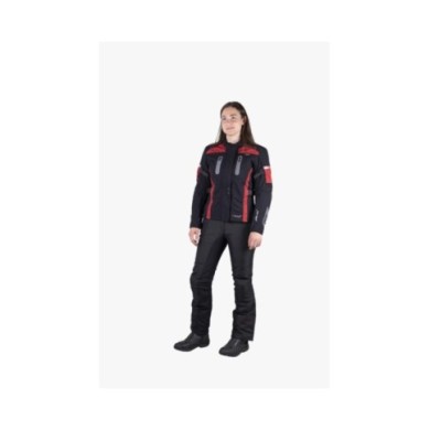 giacca iXS Tour Pacora-ST donna nero-rosso DXL 322