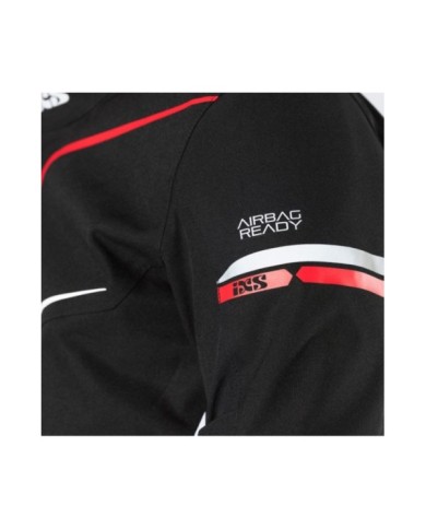 iXS Sport Jacke TS-Pro ST+ schwarz-rot