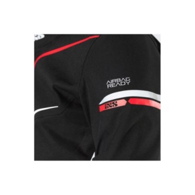 iXS Sport Jacke TS-Pro ST+ schwarz-rot