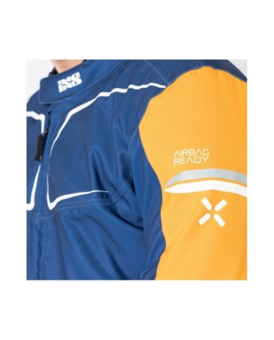 giacca sportiva iXS TS-Pro ST+ racing blu-arancio-bianco