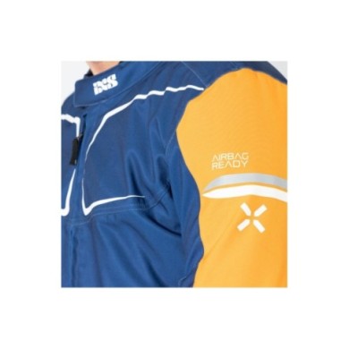 iXS Veste de sport TS-Pro ST+ racing blue-orange-blanc