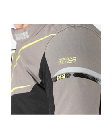 iXS Sport Jacke TS-Pro ST+ schwarz-grau-fluo gelb