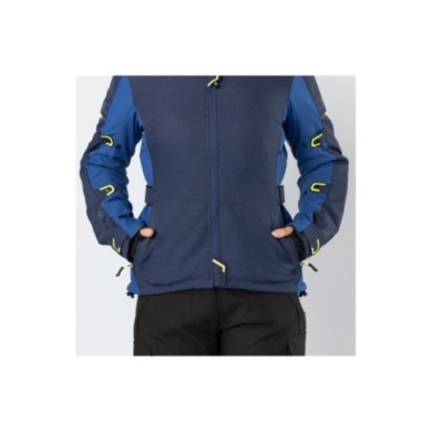 iXS Tour Damen Jacke Lane ST blau-hellblau-neon gelb