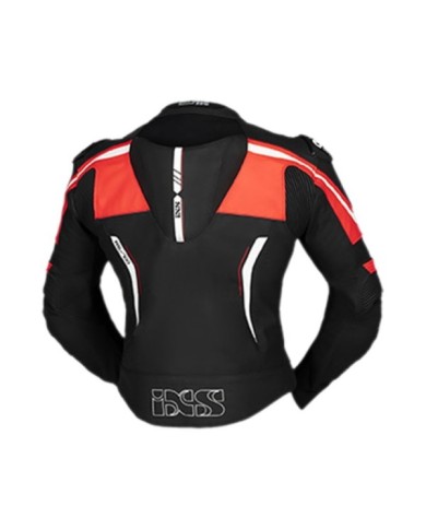 mute iXS Sport LD RS-700 2 pezzi nero-rosso-bianco