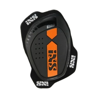 iXS Schleifer Set Knie RS-1000 schwarz-orange