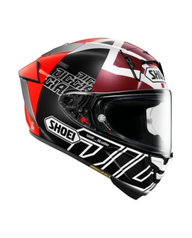 SHOEI Integralhelm X-Spirit Pro Diggia 2 TC-1, rot-schwarz-weiss