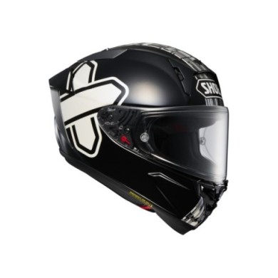 SHOEI Integralhelm X-Spirit Pro Crosslogo TC-5, schwarz-weiss
