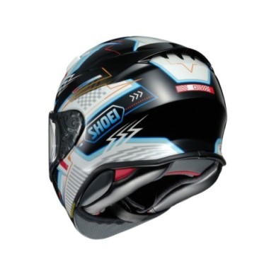 SHOEI Casco integrale NXR2 Arcane TC-10, nero-bianco-blu
