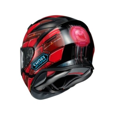 SHOEI Integralhelm NXR2 Fortress TC-1 rot-schwarz