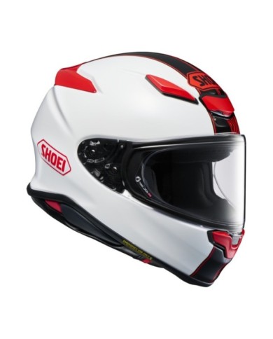 SHOEI Casque intégral NXR2 Beaut TC-1, blanc-noir-rouge