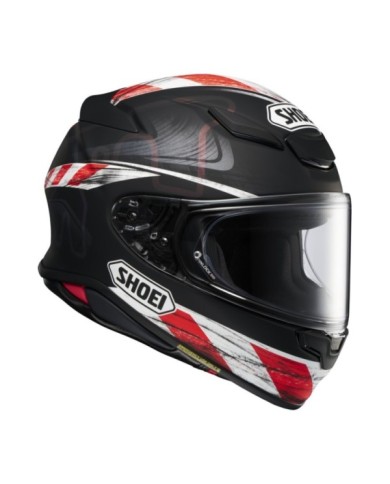 SHOEI Casque intégral NXR2 Knee Down TC-5, matt noir-rouge-blanc