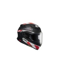 SHOEI Casco integrale NXR2 Knee Down TC-5, nero opaco-rosso-bianco