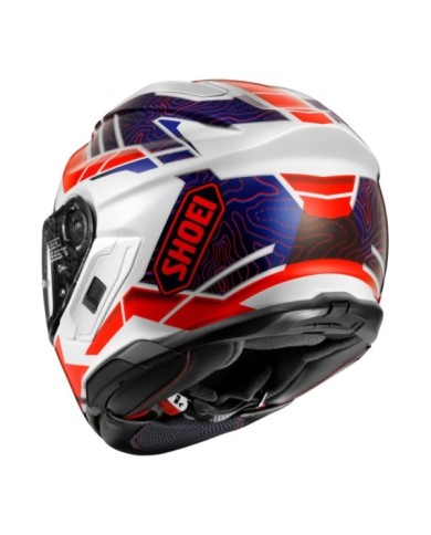 SHOEI Integralhelm GT-Air 3 Hike TC-10, weiss-rot-blau