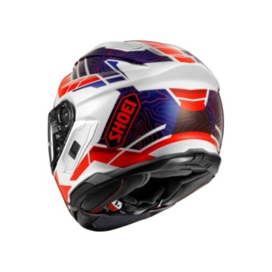 SHOEI Integralhelm GT-Air 3 Hike TC-10, weiss-rot-blau