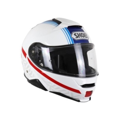SHOEI Klapphelm Neotec II SEPARATOR TC-10 weiss-blau-rot