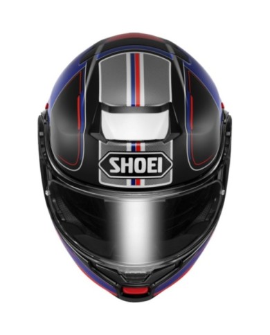 SHOEI Klapphelm Neotec 3 Sharpen TC-10, rot-blau-schwarz