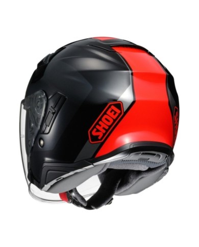 SHOEI Jethelm J-Cruise II Adagio TC-1, schwarz-rot-silber