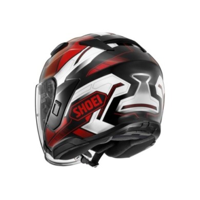SHOEI Casco jet J-Cruise 3 Whizzy TC-1 nero-rosso-bianco