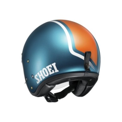 SHOEI Jethelm J-O 2 Adventure TC-2, blau-orange-weiss