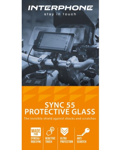 Interphone Verre de protection Ridesync SYNC55