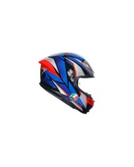 AGV Integralhelm K6 S Multi Slashcut schwarz-blau-rot