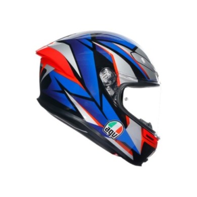 AGV Casque intégral K6 S Multi Slashcut noir-bleu-rouge